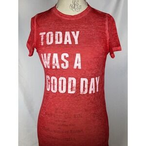 Ice Cube Today Was A Good Day Lyric Culture Burnout T-Shirt Women's XS